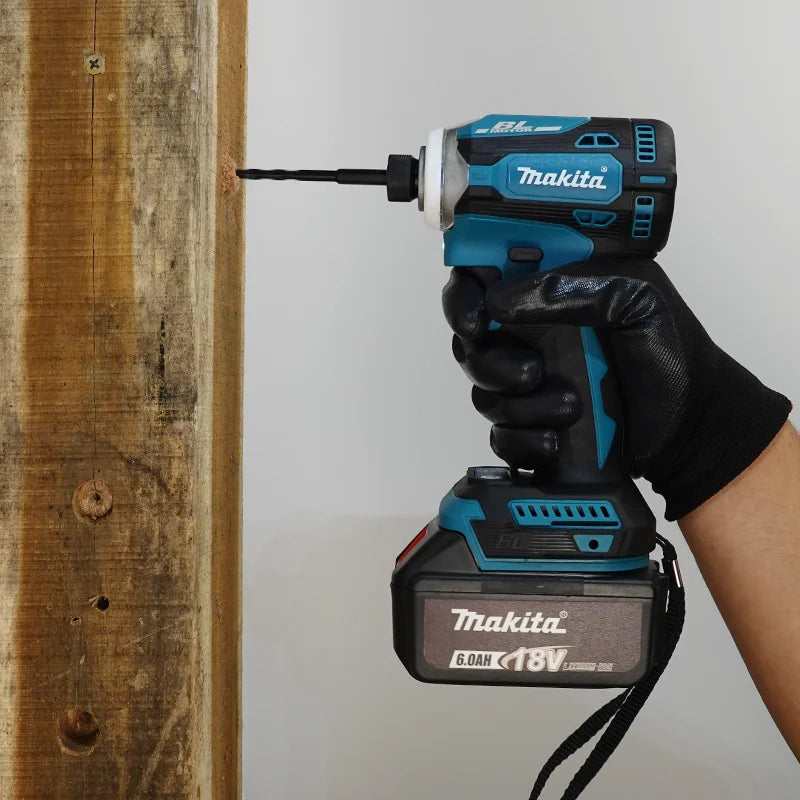 Makita DTD171 Driver de impacto sem escova Chave de fenda recarregável Brocas Ferramentas elétricas sem fio 18V BL Motor Unidade de ferramenta nua